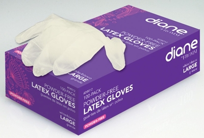 POWDER FREE LATEX GLOVES LARGE 100 COUNT 